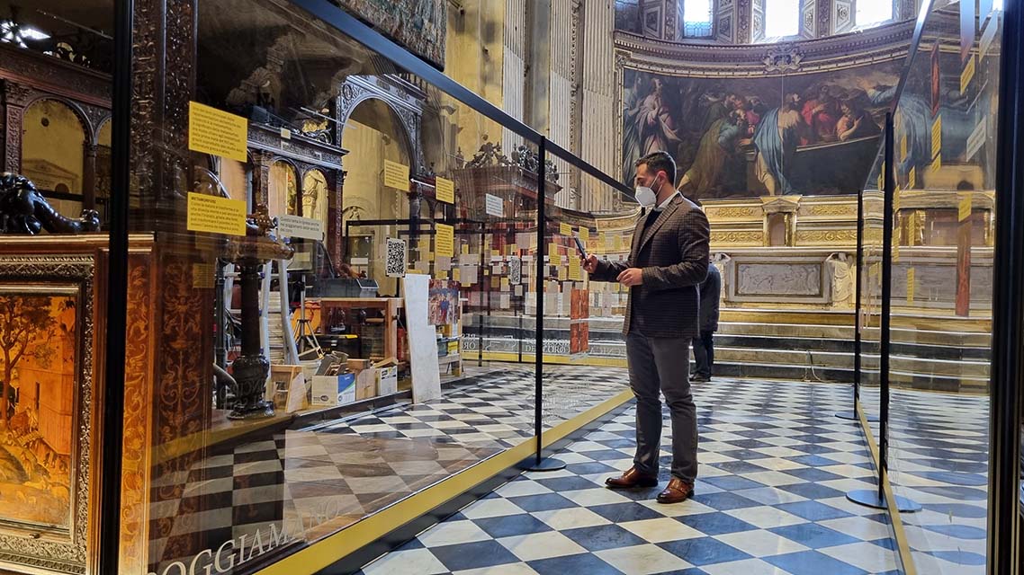 Fondazione BPB sostiene il restauro del Coro ligneo di Giovan Francesco Capoferri e Lorenzo Lotto nella Basilica di Santa Maria Maggiore